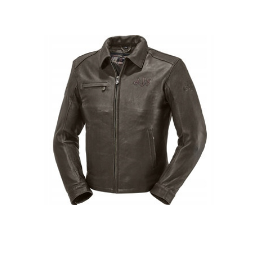 AJS HERREN LEDERJACKE Kurtka Motocyklowa