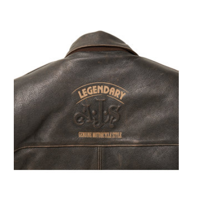 AJS HERREN LEDERJACKE Kurtka Motocyklowa