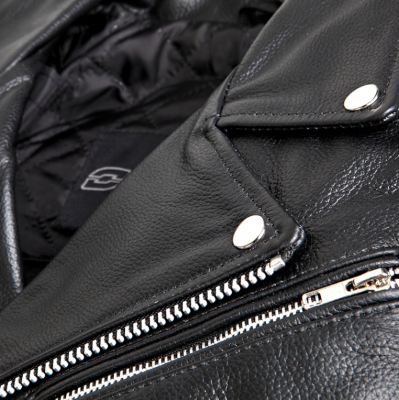 OZONE RAMONES Kurtka Motocyklowa Skórzana