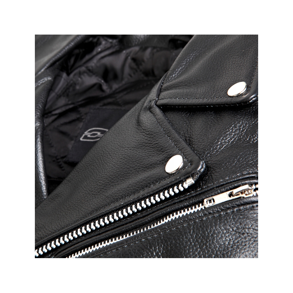 OZONE RAMONES Kurtka Motocyklowa Skórzana