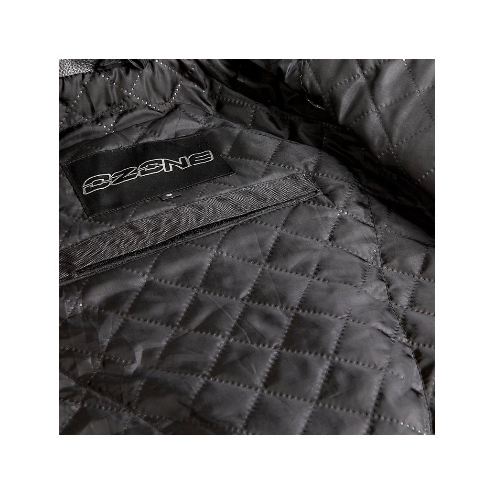 OZONE RAMONES Kurtka Motocyklowa Skórzana