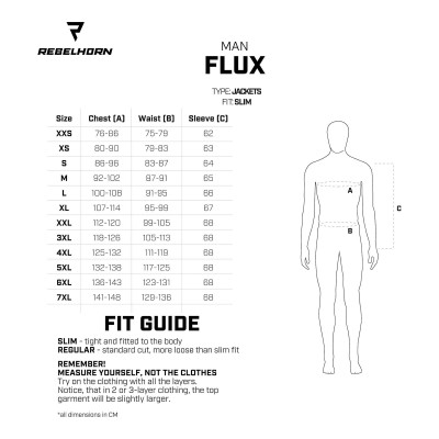 KURTKA REBELHORN FLUX CZARNO SZARA FLUO OUTLET