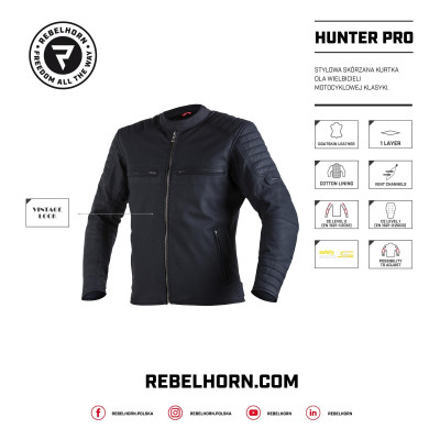 KURTKA REBELHORN HUNTER PRO CZARNA M OUTLET