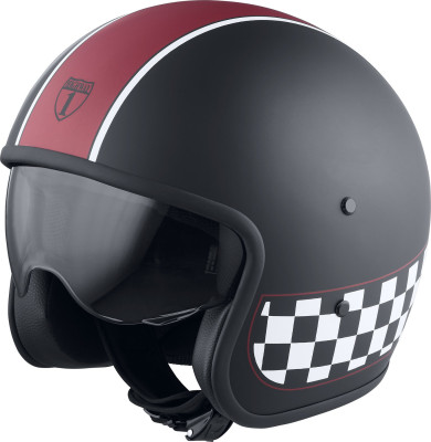 HIGHWAY 1 VINTAGE FIBER Otwarty Kask Motocyklowy