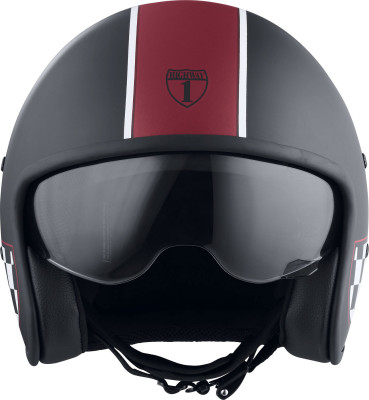 HIGHWAY 1 VINTAGE FIBER Otwarty Kask Motocyklowy