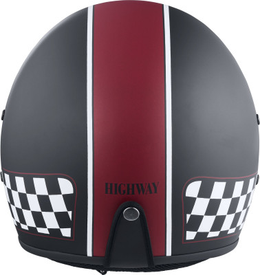 HIGHWAY 1 VINTAGE FIBER Otwarty Kask Motocyklowy
