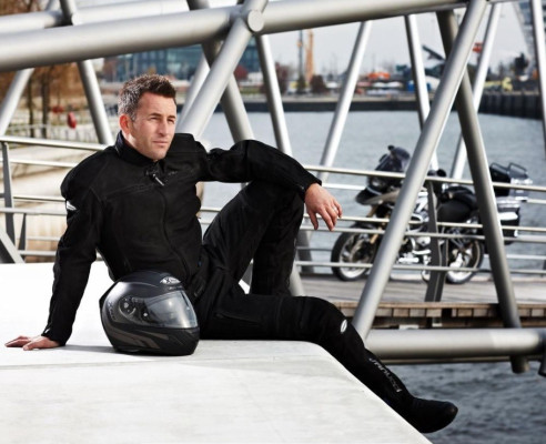 VANUCCI NUBUK Kurtka skórzana