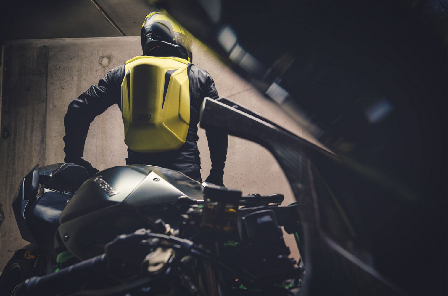 LOUIS Plecak Motocyklowy Neonowy