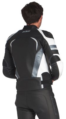 KURTKA MOTOYKLOWA BUSE LE MANS BIAŁO CZARNO SZARA