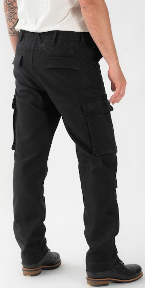 SPODNIE MOTOCYKLOWE ROKKER JEANS CZARNE 32/34
