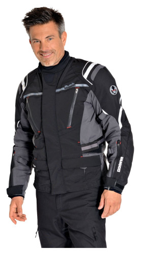 KURTKA MOTOCYKLOWA VANUCCI PATRICK CZARNO SZARA 50