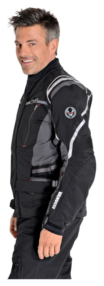 KURTKA MOTOCYKLOWA VANUCCI PATRICK CZARNO SZARA 50