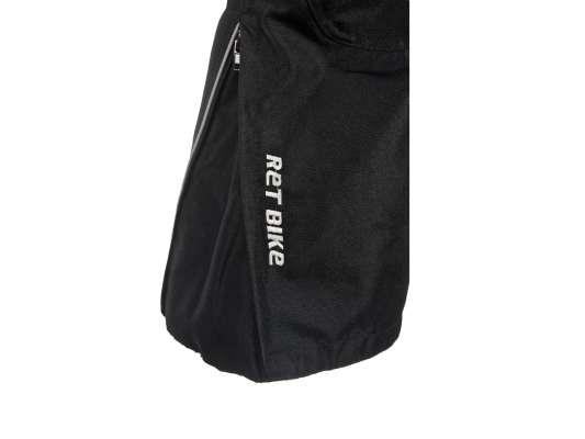 SPODNIE MOTOCYKLOWE RIDA SHORT CZARNE ROZMIAR L