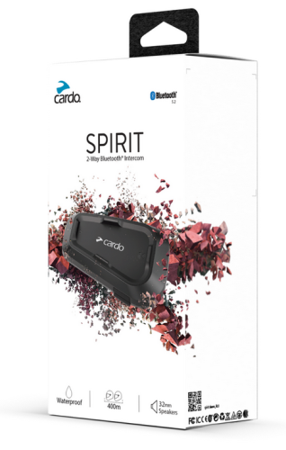 CARDO SPIRIT SINGLE Intercom Motocyklowy 400m