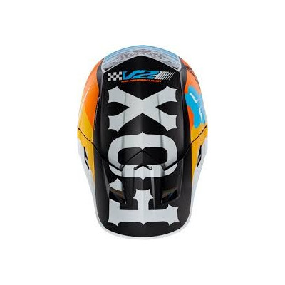 FOX V-2 ROHR TEAL Kask motocyklowy cross/enduro