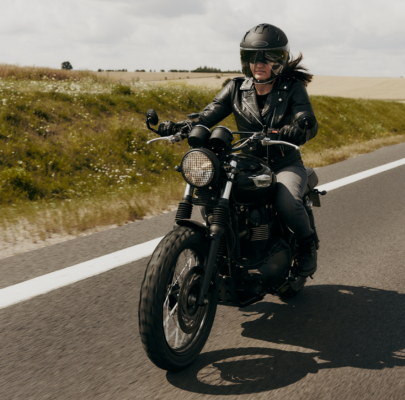 OZONE RAMONES LADY Kurtka Motocyklowa Skóra