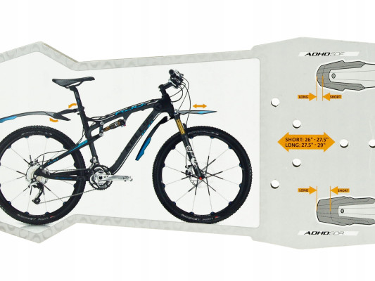 SIMPLA ADHD SDL 27,5-29" Zestaw Błotników Rowerowych