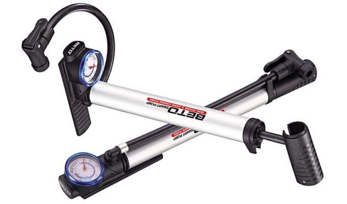 BETO COMBO ALU CCO-017AG Pompka Rowerowa Teleskopowa + Manometr