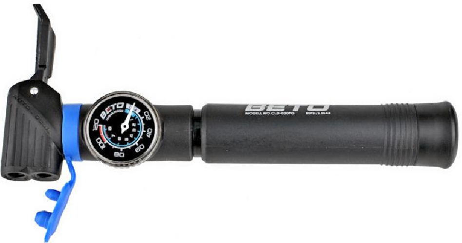 BETO MINI CLD-030PG Pompka Rowerowa Z Podwójną Głowicą + Manometr