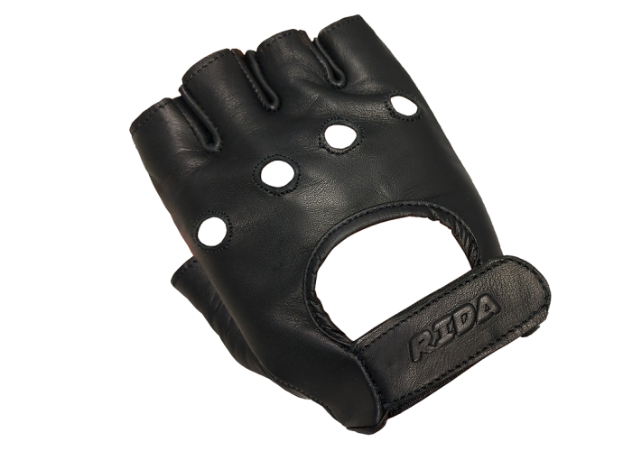 RIDA CUSTOM Rękawice Motocyklowe Bez Palców