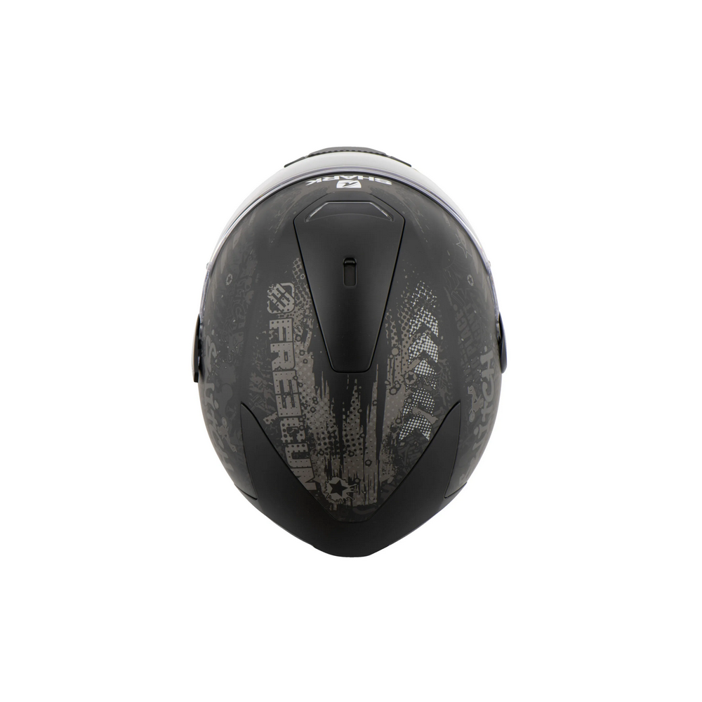 SHARK SKWAL SWITCH RIDERS 2 CZARNO-SIWY WZÓR MAT XL