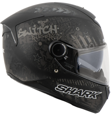 SHARK SKWAL SWITCH RIDERS 2 CZARNO-SIWY WZÓR MAT XL