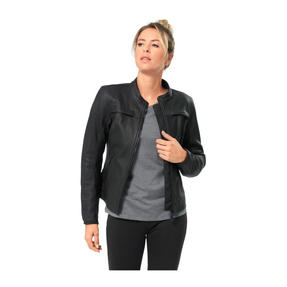 FASTWAY L-2201 Kurtka Motocyklowa Skórzana Damska