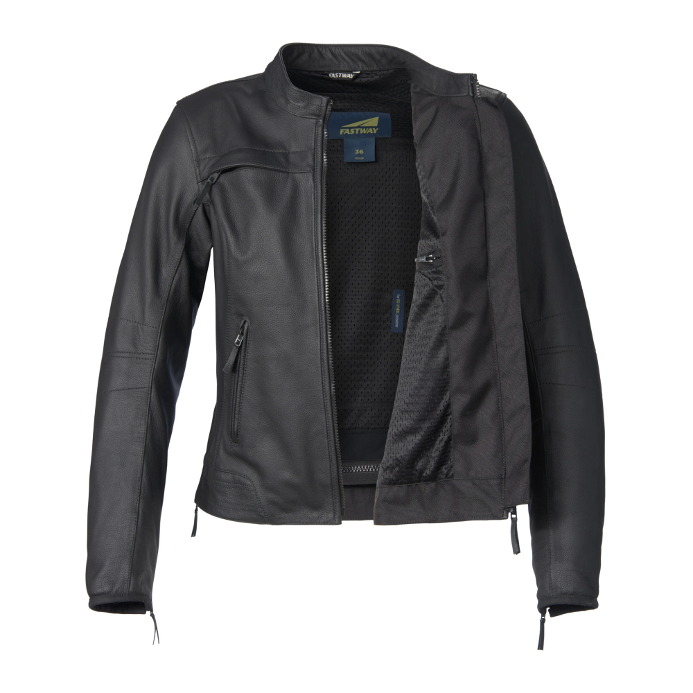 FASTWAY L-2201 Kurtka Motocyklowa Skórzana Damska