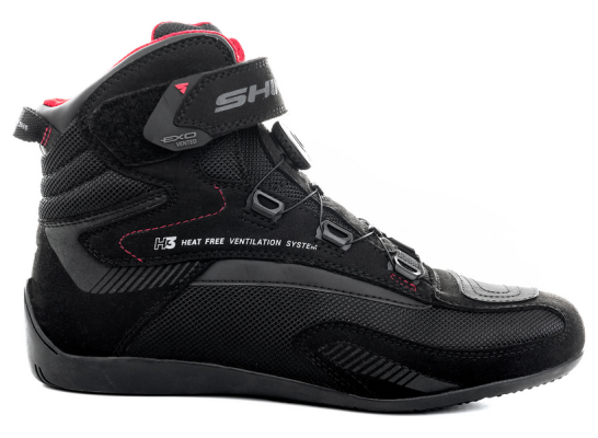 SHIMA EXO VENTED Buty Motocyklowe Czarne Miejskie