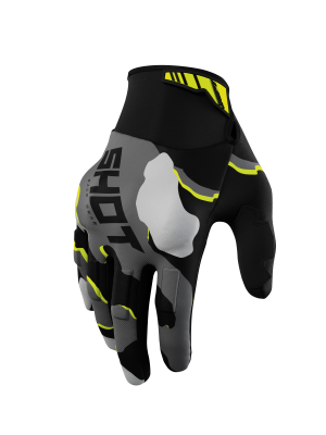 SHOT DRIFT CAMO Rękawice Rowerowe Cross/Enduro