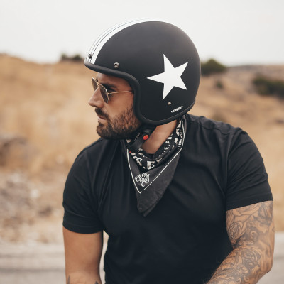 DMD VINGTAGE STAR Kask Motocyklowy Otwarty