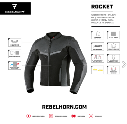REBELHORN ROCKET Kurtka Motocyklowa