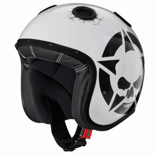 CABERG DOOM DARKSIDE Kask Motocyklowy Otwarty Chopper Miejski Skuter