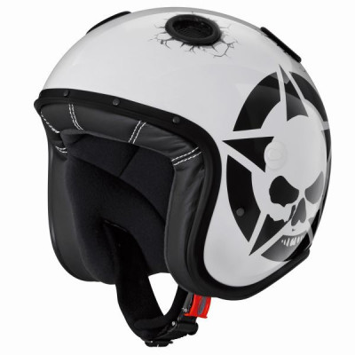 CABERG DOOM DARKSIDE Kask Motocyklowy Otwarty Chopper Miejski Skuter