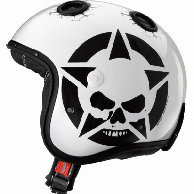 CABERG DOOM DARKSIDE Kask Motocyklowy Otwarty Chopper Miejski Skuter