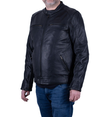 GASOLINE Kurtka Motocyklowa Skórzana