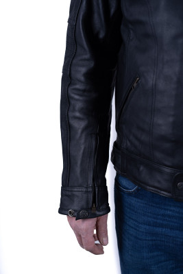 GASOLINE Kurtka Motocyklowa Skórzana