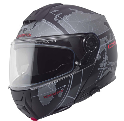 SCHUBERTH C5 Globe Black Szczękowy Kask Motocyklowy Na Chopper Crusier