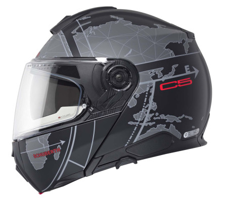 SCHUBERTH C5 Globe Black Szczękowy Kask Motocyklowy Na Chopper Crusier