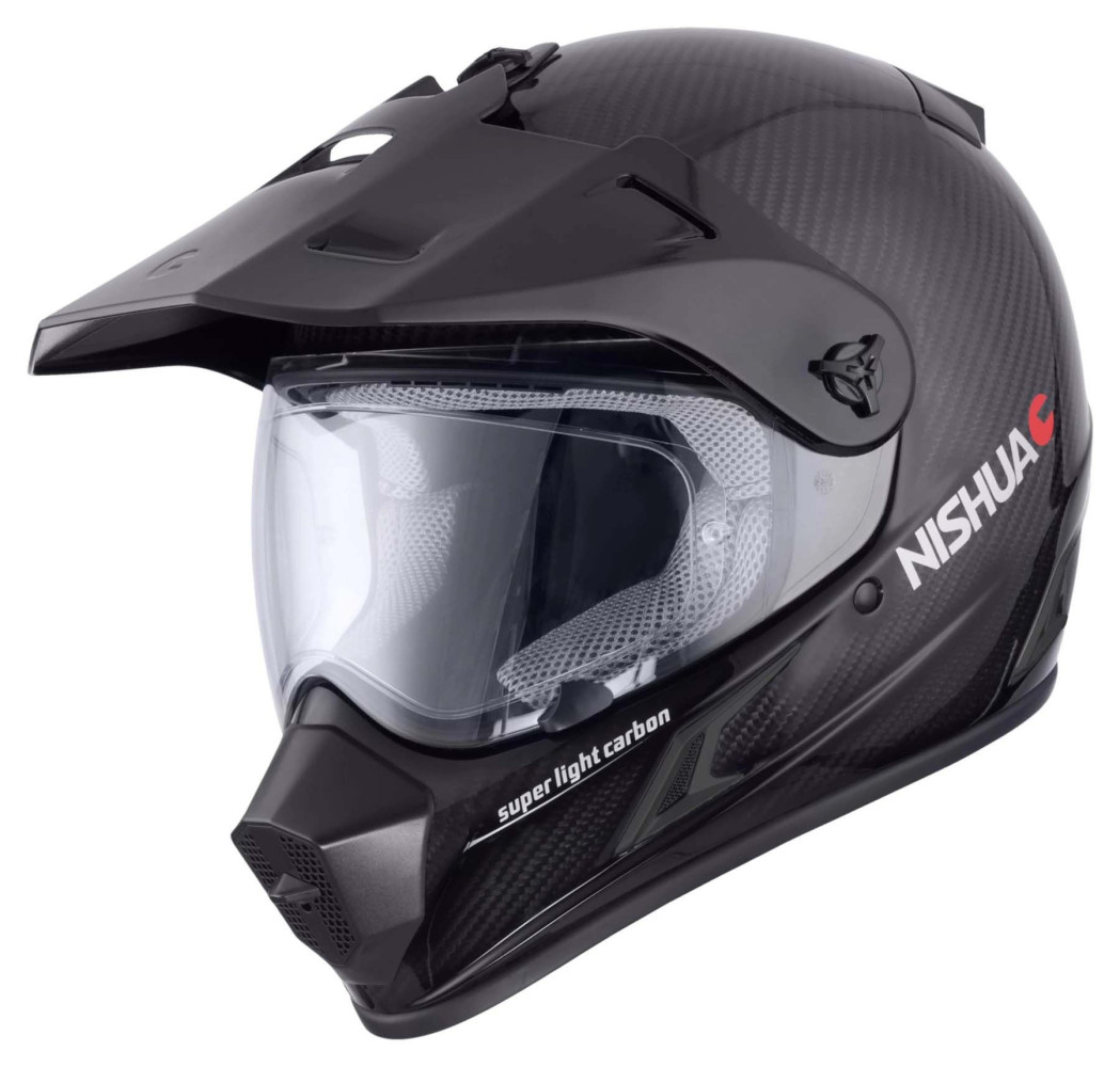 NISHUA ENDURO CARBON EVO Integralny Kask Motocyklowy Enduro Cross Qaud