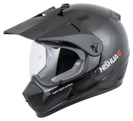 NISHUA ENDURO CARBON EVO Integralny Kask Motocyklowy Enduro Cross Qaud