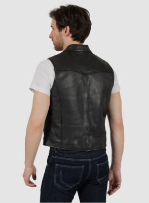 DETLEV LOUIS DL-SM-4 Kamizelka Motocyklowa Skórzana