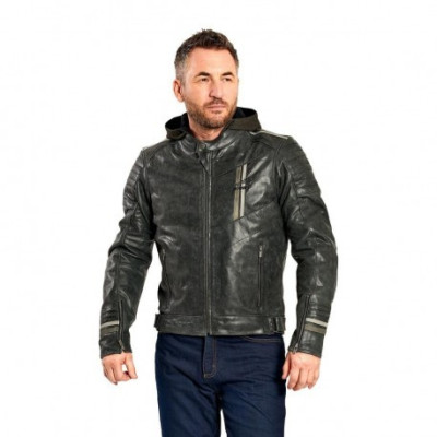 HIGHWAY 1 ROOC Kurtka skórzana Motocyklowa