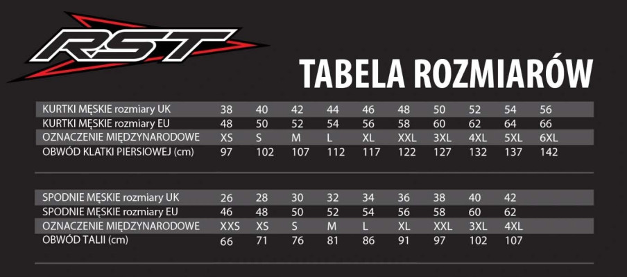 RST GT Spodnie tekstylne