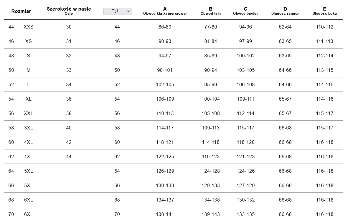 Tabela rozmiarów MĘSKA standardowa X-Moto KURTKI ITP.png